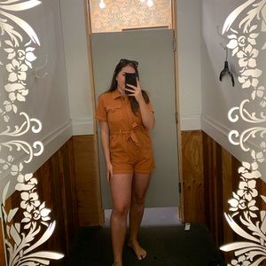 Orange Romper